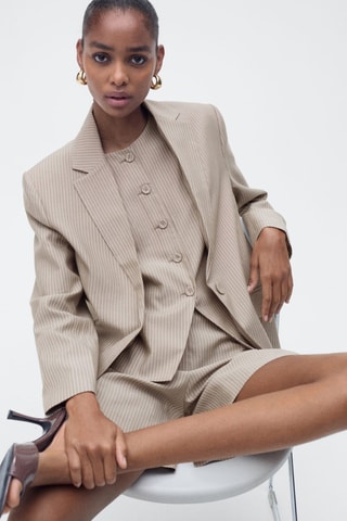 Blazer costume Lyocell - Marron