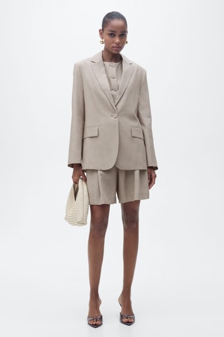 Blazer costume Lyocell - Marron