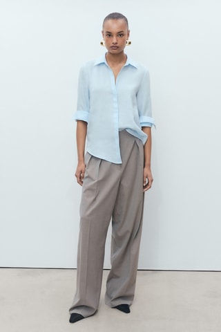 Chemisier - Bleu clair