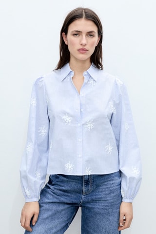 Chemisier - Bleu clair