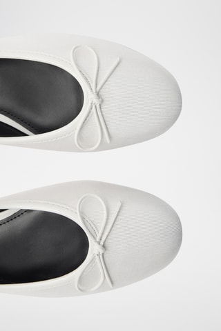 Babies à talons - Blanc