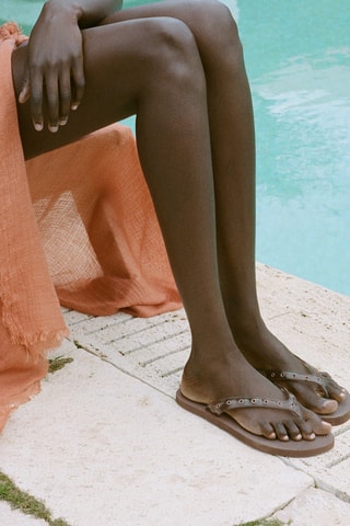 Sandales Pool   - Chocolat