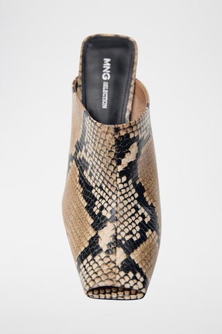 Mules à talons - Beige