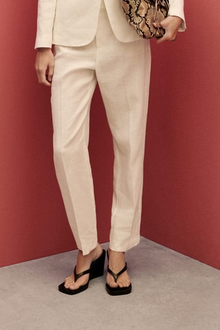 Pantalon - Blanc cassé