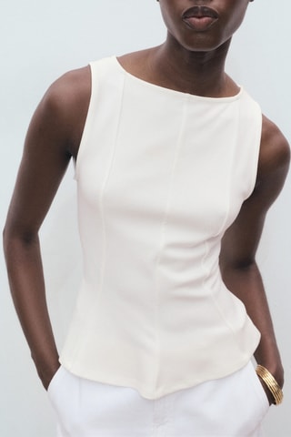 Top - Blanc