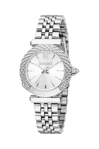 Stalen Quartz Horloge - Zilverkleurig