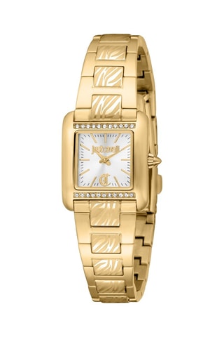 Stalen Quartz Horloge - Goudkleurig en Zilverkleurig