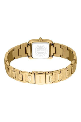 Stalen Quartz Horloge - Goudkleurig en Zilverkleurig