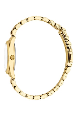 Stalen Quartz Horloge - Goudkleurig en Zilverkleurig