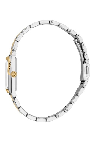 Stalen Quartz horloge met Tsjechische Kristallen