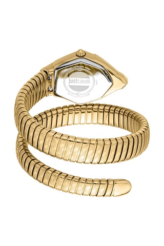 Stalen Quartz Horloge - Goudkleurig en Wit