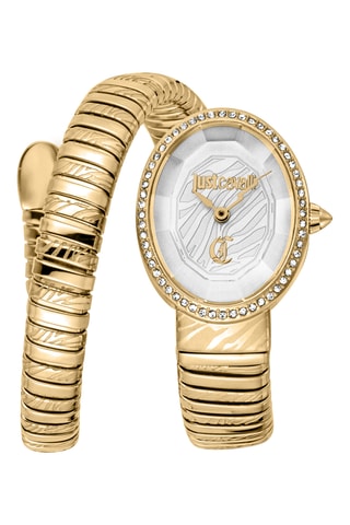 Stalen Quartz Horloge - Goudkleurig en Zilverkleurig