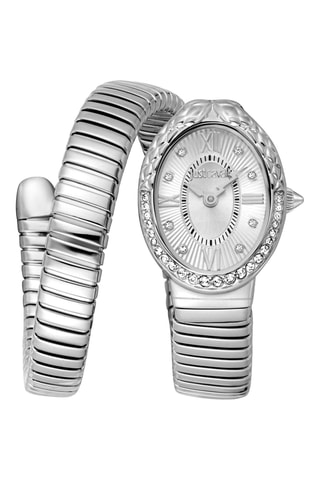 Stalen Quartz Horloge - Zilverkleurig