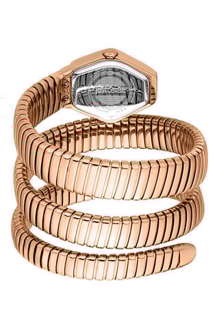 Stalen Quartz Horloge - Roségoudkleurig en Zilverkleurig