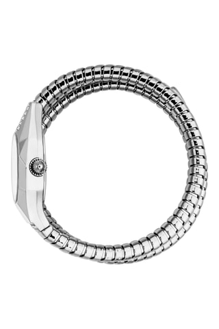 Stalen Quartz Horloge - Zilverkleurig