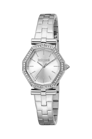 Stalen Quartz Horloge - Zilverkleurig