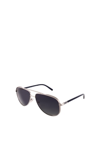 Gepolariseerde Zonnebril Heren Categorie 3 - Zilverkleurig en blauw