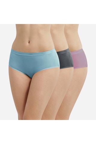 3 culotte Les Pockets EcoDIM - Blu