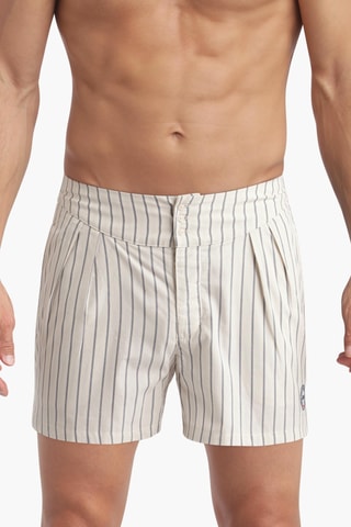 Boxer Collaboration IDLF - Ecrù e grigio scuro - Unisex