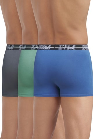 3 parigamba Powerful - Cobalto, verde melange e grigio scuro