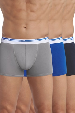 3 parigamba Classic Colors - Grigio scuro, blu elettrico e nero