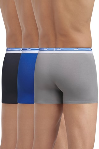 3 parigamba Classic Colors - Grigio scuro, blu elettrico e nero
