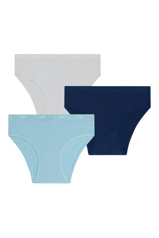 3 slip Pockets Ecodim - Blu e bianco