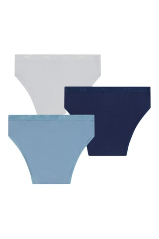 3 slip Pockets Ecodim - Blu e bianco