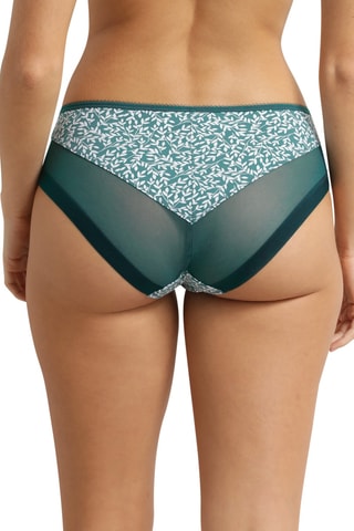 Slip Generous Classic - Verde scuro e bianco