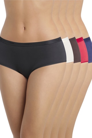 5 culotte Les Pockets Ecodim - Antracite e bianco