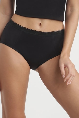 Slip mestruale Protect Coton Bio - Flusso molto abbondante - Nero