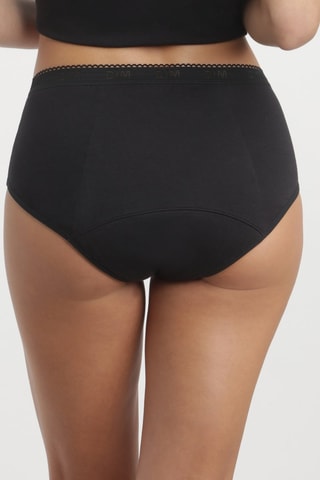 Slip mestruale Protect Coton Bio - Flusso molto abbondante - Nero