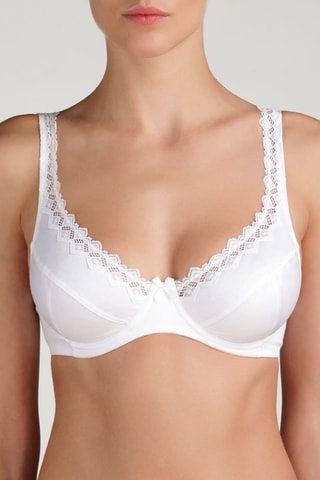 Reggiseno con ferretti Mes Essentiels Support - Bianco