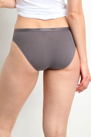 3 slip Les Pockets - Nero e grigio