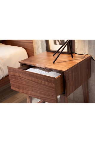 Mesa de cabeceira Imitação de nogueira