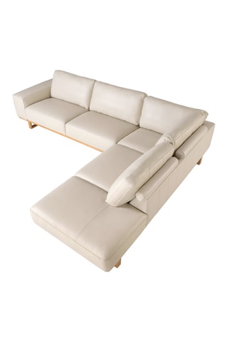 Sofá de canto direito - Bege