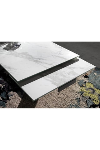 Table à manger extensible en porcelaine