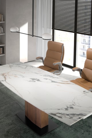 Table extensible à manger en marbre