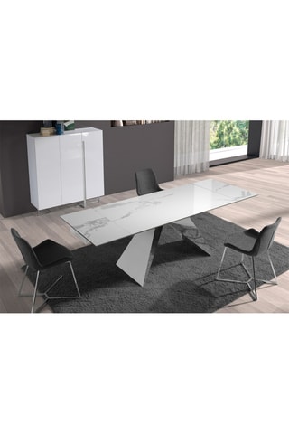 Table extensible en porcelaine - 160/240 x 76 x 90 cm