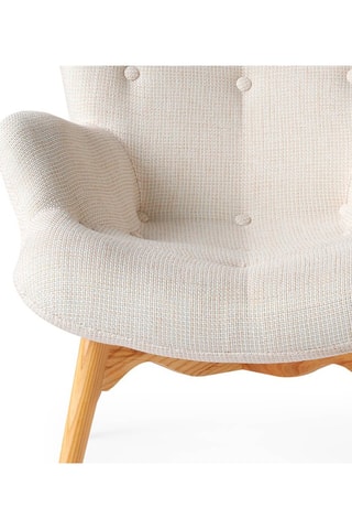 Cadeirão - Branco - Em tecido