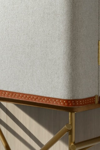 Aparador 2 portas em madeira folheada em nogueira - 82 x 169 x 53 cm