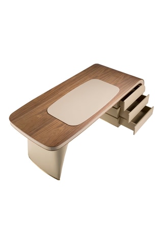 Secretária 3 gavetas em madeira - 215 x 75 x 80 cm