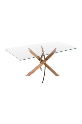 Table à manger en verre - 150 x 75 x 95 cm