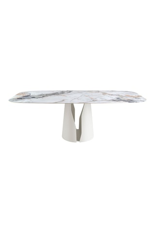 Table à manger en porcelaine - 238 x 110 x 76 cm