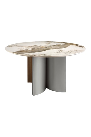 Table à manger en porcelaine - 150 x 75 x 150 cm