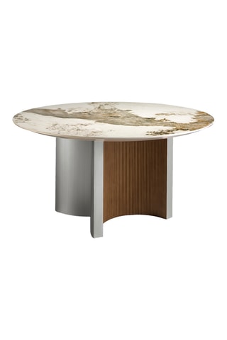 Table à manger en porcelaine - 150 x 75 x 150 cm