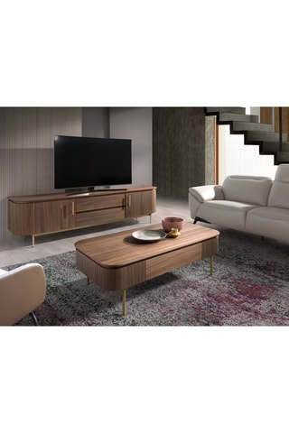 Mesa de centro 1 gaveta Natural