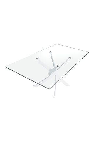 Table à manger en verre - 150 x 75 x 95 cm
