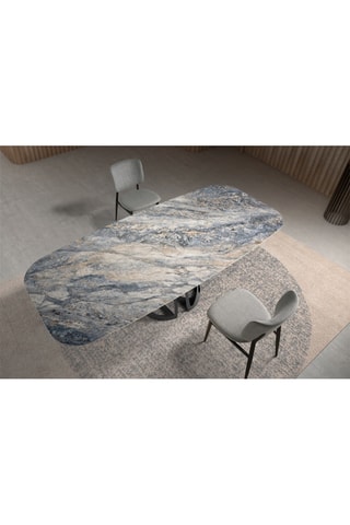 Table à manger en porcelaine - 240 x 110 x 76 cm