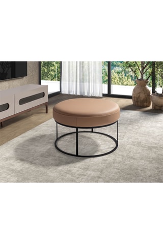 Banquette en cuir - 77 x 44,6 cm